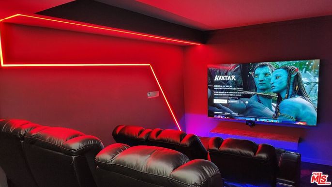 Home Theatre Room, Interior, Projection Screen, Theatre Room