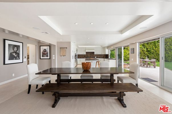 Dining room, Interior, Kitchen, Recessed Lighting