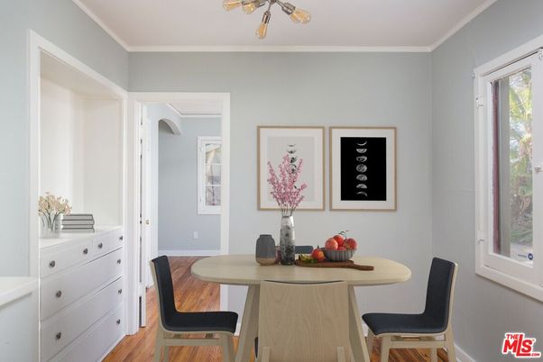 Dining room, Interior, Wood Texture Flooring