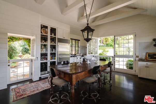 Interior, Kitchen, Pendant Lights, Stainless Steel Appliances, Wood Texture Flooring