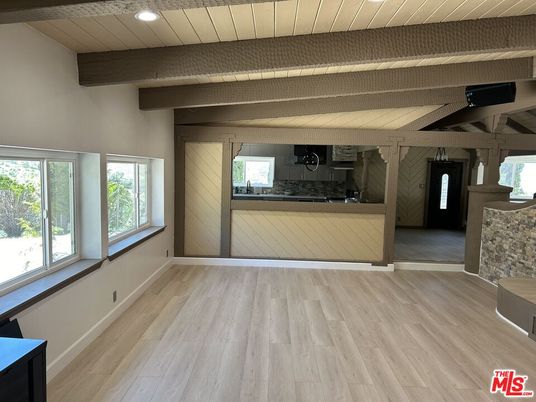 Interior, Recessed Lighting, Wooden Beams, Wood Texture Flooring