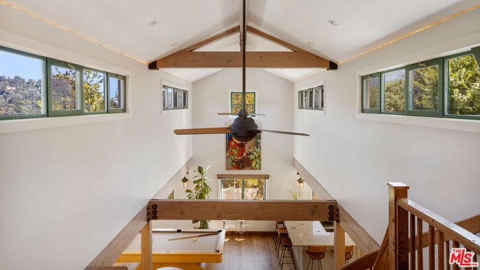 Interior, Recessed Lighting, Wooden Beams, Wood Texture Flooring
