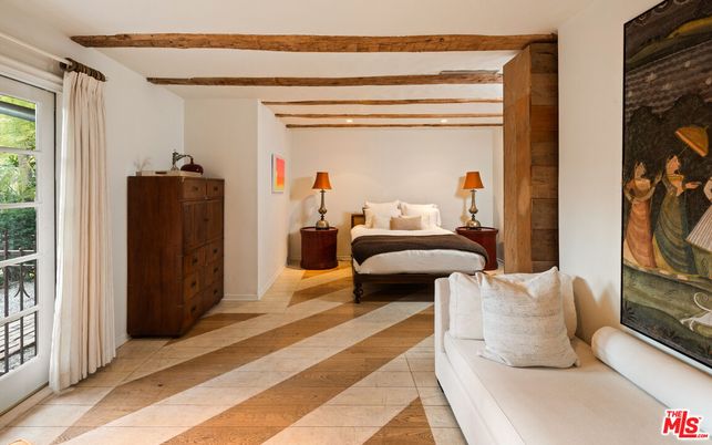 Bedroom, Interior, Wooden Beams