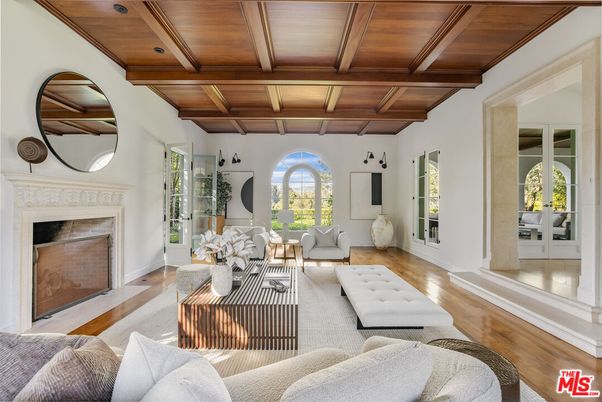 Fireplace, Interior, Living room, Wooden Beams, Wooden Ceilings, Wood Texture Flooring