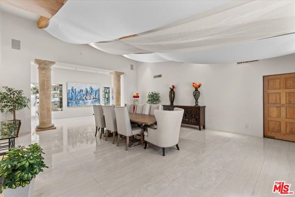 Dining room, Interior, Wooden Beams