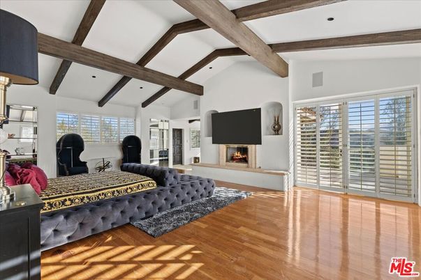 Fireplace, Interior, Wooden Beams, Wood Texture Flooring