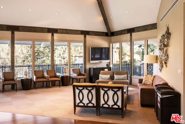 Interior, Living room, Recessed Lighting, Wooden Beams, Wood Texture Flooring