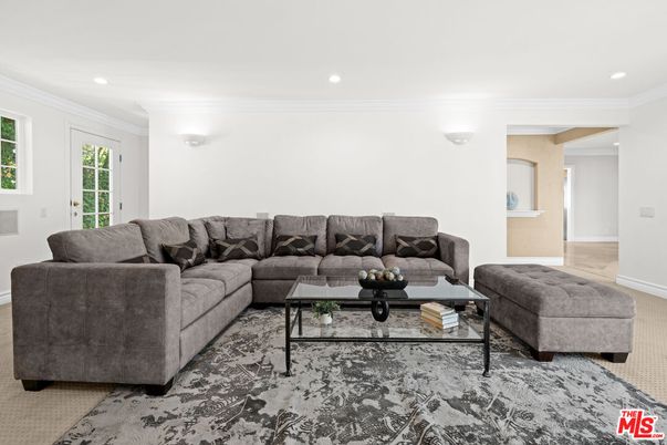 Interior, Living room, Recessed Lighting