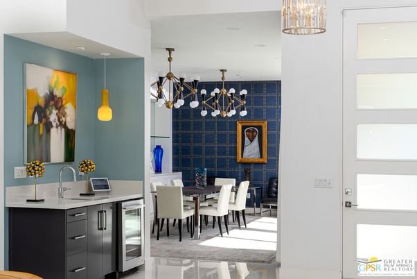 Dining room, Interior, Kitchen, Pendant Lights, Recessed Lighting