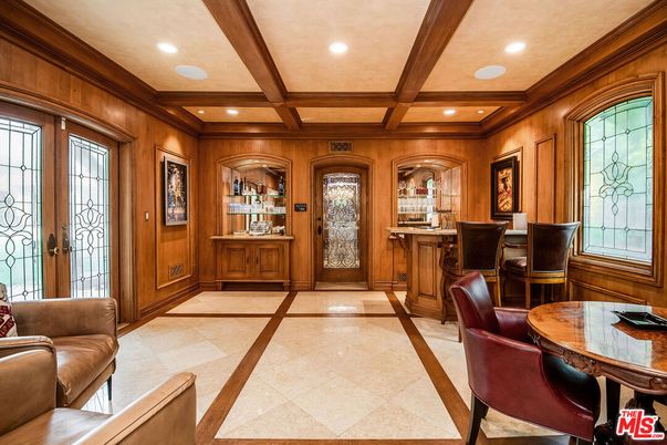 Interior, Recessed Lighting, Wooden Beams, Wooden Walls