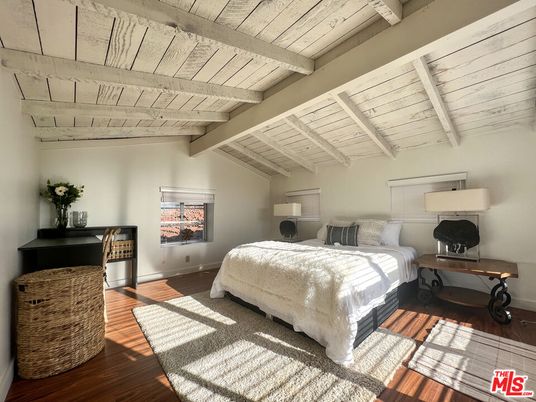 Bedroom, Interior, Wooden Beams, Wooden Ceilings, Wood Texture Flooring