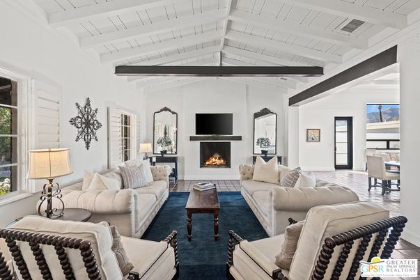 Fireplace, Interior, Living room, Wooden Beams, Wood Texture Flooring