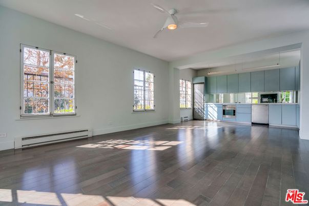 Empty room, Interior, Kitchen, Wood Texture Flooring