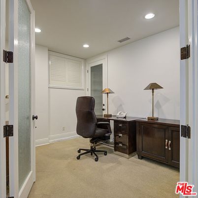 Home Office, Interior, Recessed Lighting