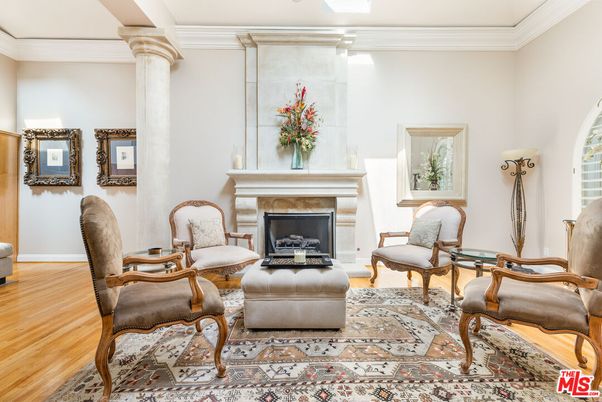 Fireplace, Interior, Wood Texture Flooring
