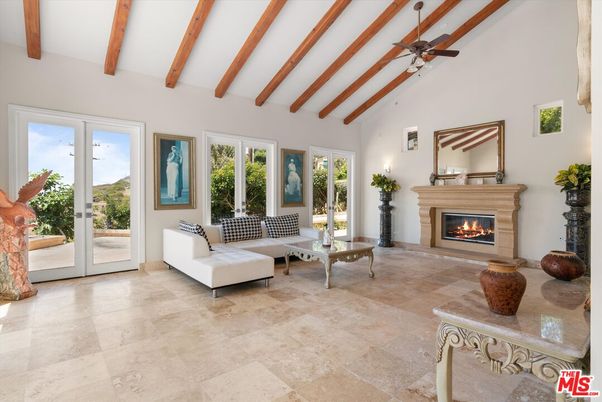 Fireplace, Interior, Living room, Wooden Beams