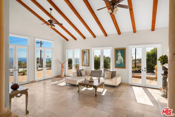 Interior, Living room, Water, Wooden Beams