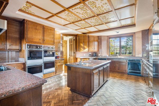 Interior, Kitchen, Wood Texture Flooring