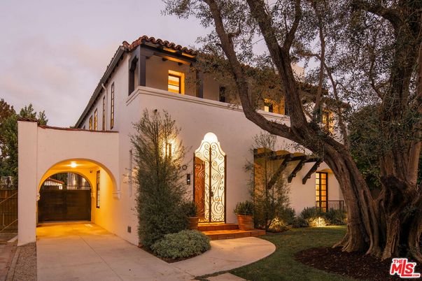 Attached, Backyard, Exterior, Facade, Spanish Mediterranean