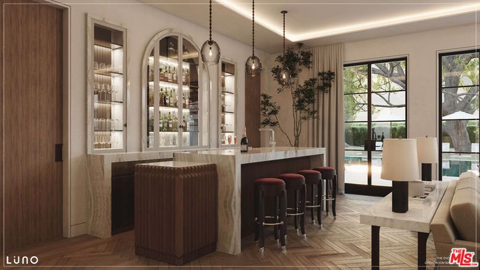 Interior, Pendant Lights, Wood Texture Flooring