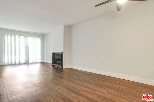 Empty room, Fireplace, Interior, Wood Texture Flooring