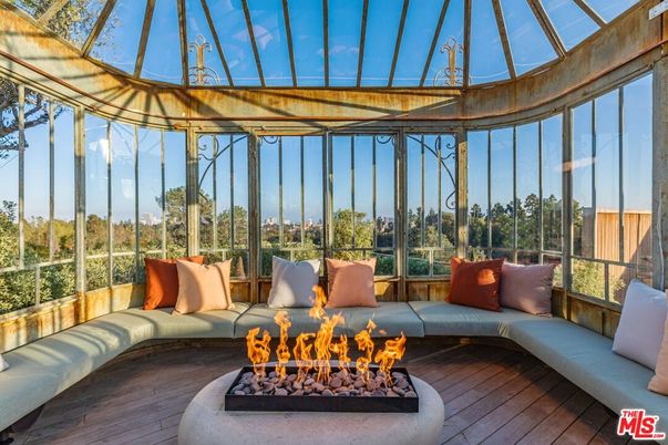 Glass Ceilings, Interior, Sun Room, Wood Texture Flooring