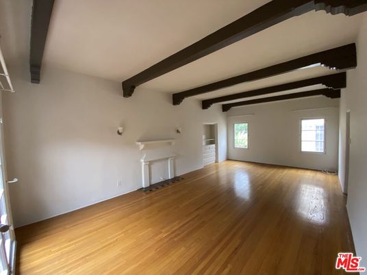 Empty room, Interior, Wooden Beams, Wood Texture Flooring