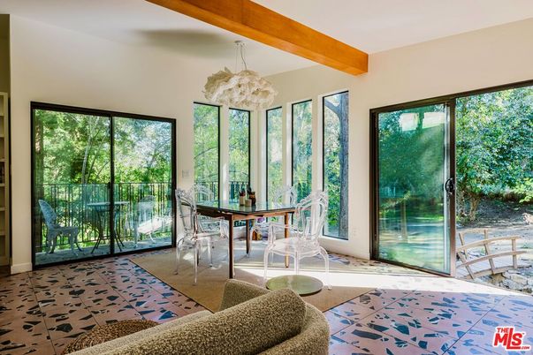 Home Office, Interior, Pendant Lights, Wooden Beams