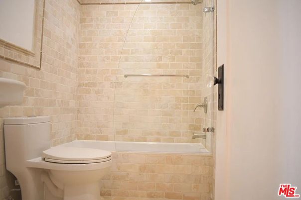 Bathroom, Glass Shower, Interior, Stone Walls