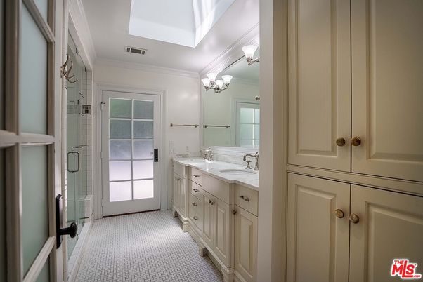 Bathroom, Dual Sink Vanities, Glass Shower, Interior