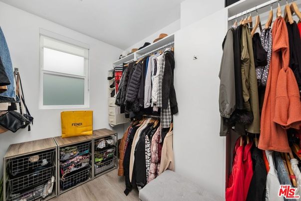 Interior, Walk-in Closets, Wood Texture Flooring