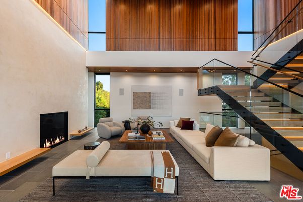 Fireplace, Interior, Living room, Recessed Lighting