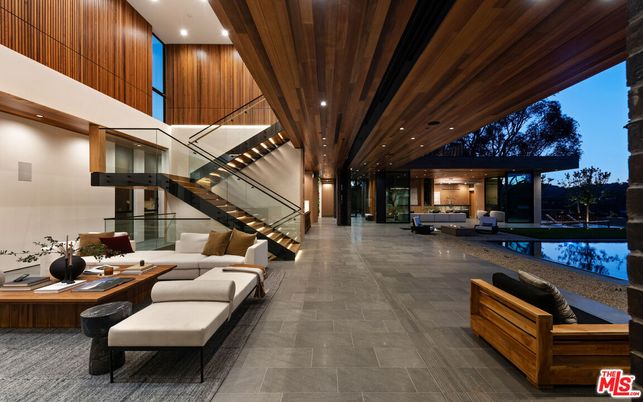 Interior, Living room, Recessed Lighting, Wooden Ceilings