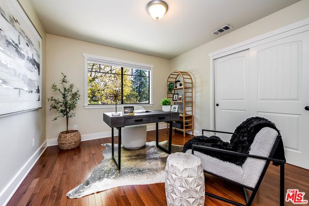 Home Office, Interior, Wood Texture Flooring