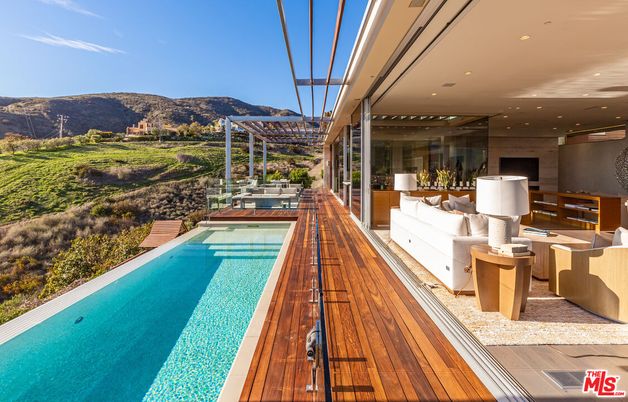 Exterior, Pool, Wood Texture Flooring