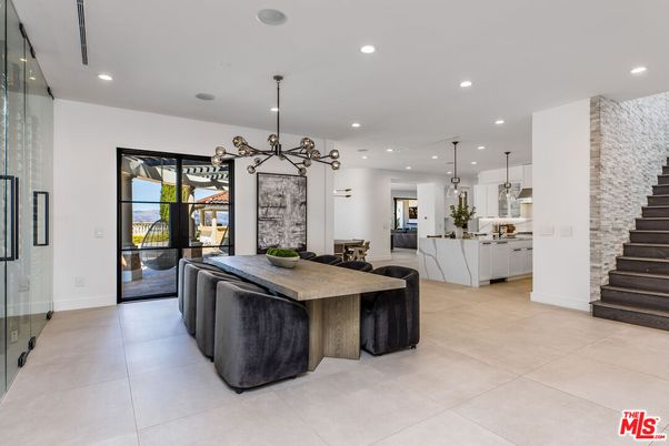 Dining room, Interior, Kitchen, Pendant Lights, Recessed Lighting