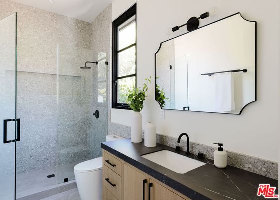 Bathroom, Glass Shower, Interior