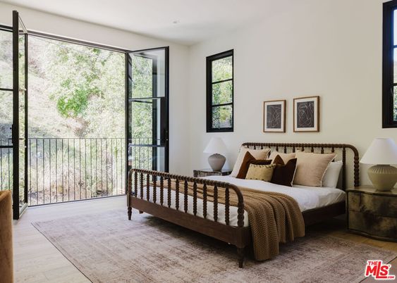 Bedroom, Interior, Wood Texture Flooring