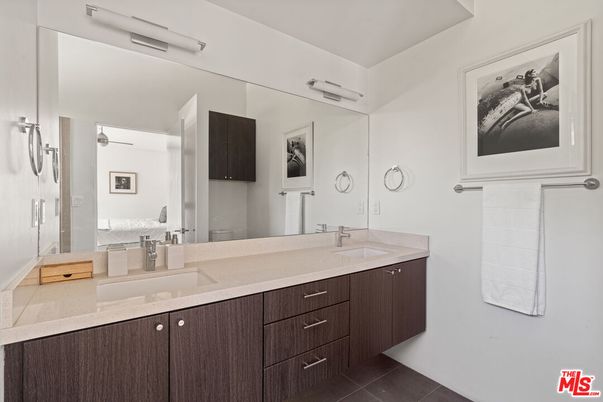Bathroom, Dual Sink Vanities, Glass Shower, Interior