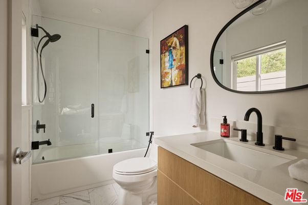 Bathroom, Glass Shower, Interior, Marble