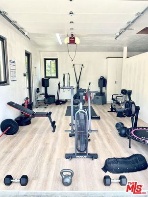 Fitness Equipment, Interior, Wood Texture Flooring