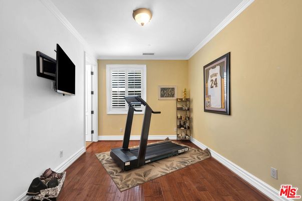 Fitness Equipment, Interior, Wood Texture Flooring