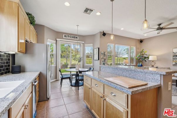 Dining room, Interior, Kitchen, Pendant Lights, Recessed Lighting