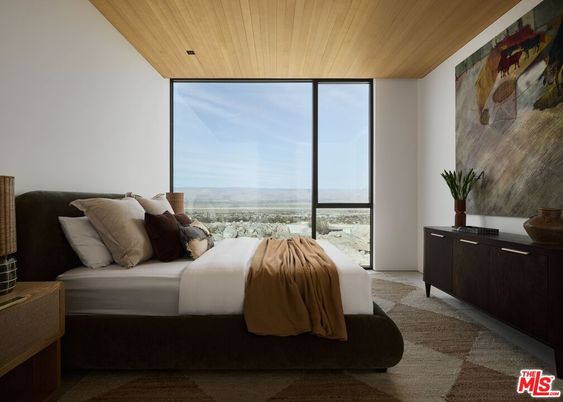 Bedroom, Interior, Wooden Ceilings