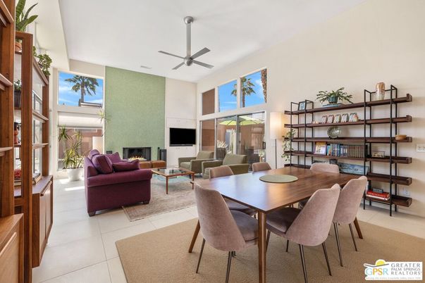 Dining room, Fireplace, Interior, Living room
