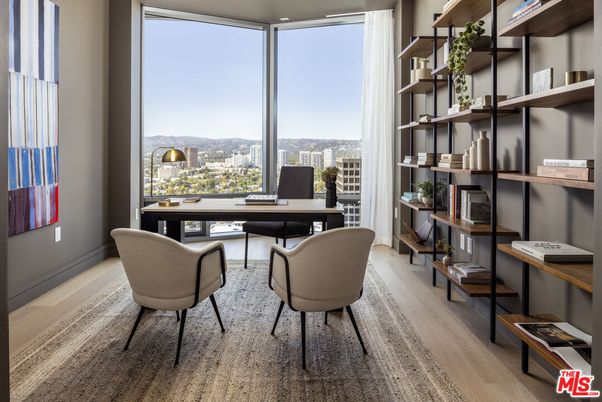 Home Office, Interior, Wood Texture Flooring