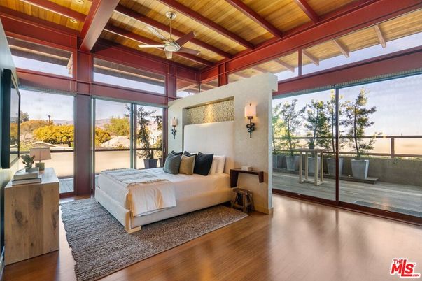 Bedroom, Interior, Wooden Beams, Wooden Ceilings, Wood Texture Flooring