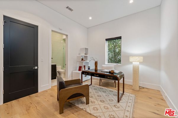 Bathroom, Home Office, Interior, Recessed Lighting, Wood Texture Flooring