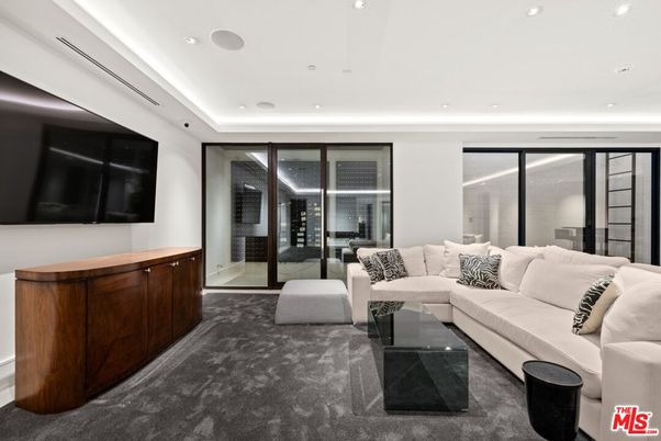 Interior, Living room, Recessed Lighting