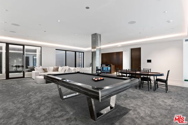 Billiard Table, Dining room, Game Room, Interior, Recessed Lighting
